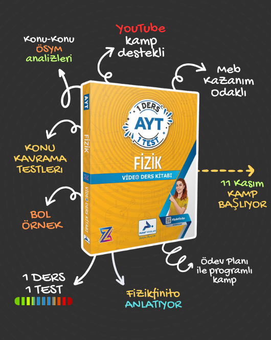 AYT Fizik Video Ders Kitabı - Fizikfinito - Z takımı