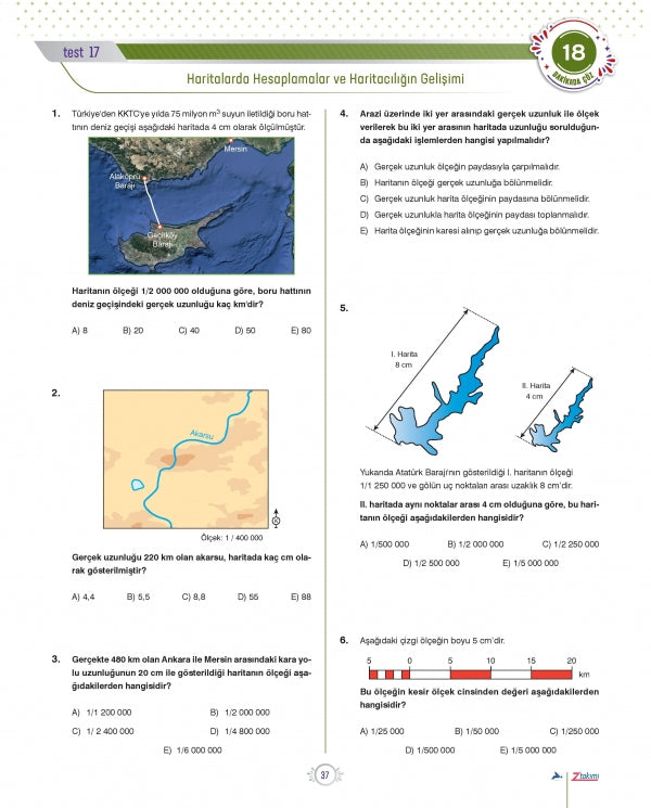 Coğrafyanın Kodları - TYT AYT SORU BANKASI SETİ - Paraf Z takımı